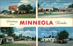 Greetings from Minneola Florida Postcard Postcard