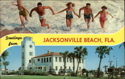 Greetings from Jacksonville Beach Postcard