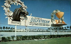 Gulfstream Race Track Hallandale, FL Postcard Postcard