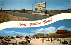 Tower Beach Fort Walton Beach, FL Postcard Postcard