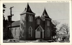 Pittsboro Methodist Church North Carolina Postcard Postcard