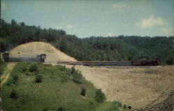 The Rebel Railroad at the Fort Postcard