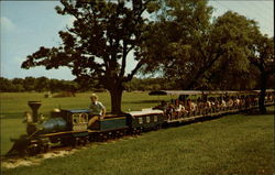 Brackenridge Eagle Miniature Railroad, Brackenridge Park Postcard
