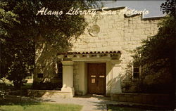 Historic Alamo Library San Antonio, TX Postcard Postcard