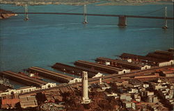 Air View of San Francisco Postcard