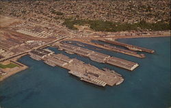 US Naval Station, Pier 91 Postcard