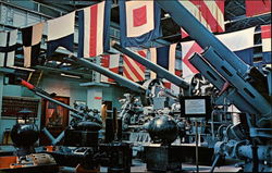 Inside U.S. Naval Historical Display Center Postcard