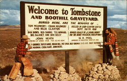 The town to tough to die Tombstone, AZ Postcard Postcard