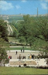 John F. Kennedy Grave Washington, DC Washington DC Postcard Postcard