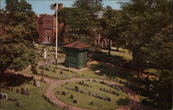 Copp's Hill Burying Ground new Old North Church Postcard