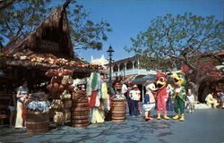 The Three Caballeros in Adventureland Anaheim, CA Disney Postcard Postcard