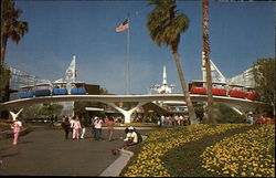 Tomorrowland Entrance, Disneyland Anaheim, CA Postcard Postcard