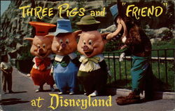 The Three Little Pigs, Disneyland Postcard