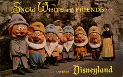 Snow White and Friends visit Disneyland Postcard
