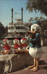 Donald and his Nephews Postcard