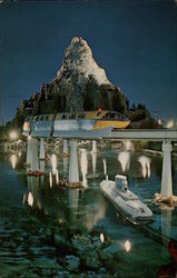 Matterhorn Mountain, Disneyland Postcard