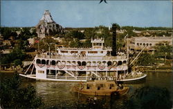"Mark Twain" - Frontierland, Disneyland Postcard