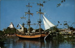 Columbia - Frontierland Anaheim, CA Disney Postcard Postcard