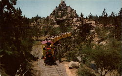 Mine Train, Disney's Frontierland Postcard
