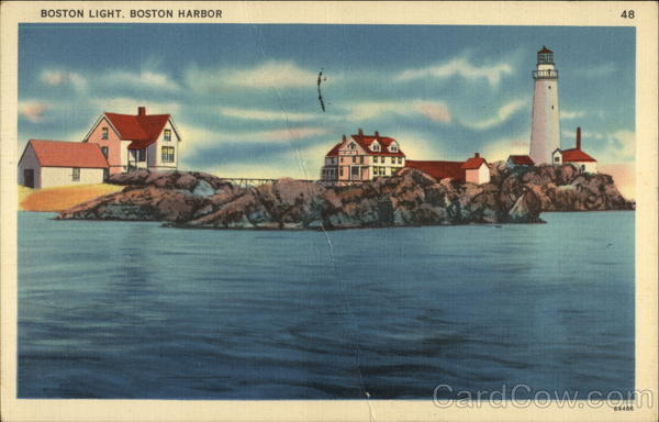 Boston Light, Boston Harbor Massachusetts