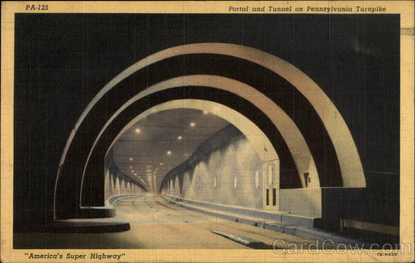 Portal and Tunnel on Pennsylvania Turnpike