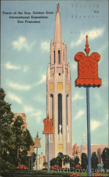 Tower of the Sun, Golden Gate International Exposition San Francisco California