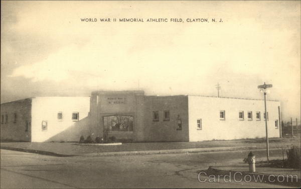 World War II Memorial Athletic Field Clayton New Jersey