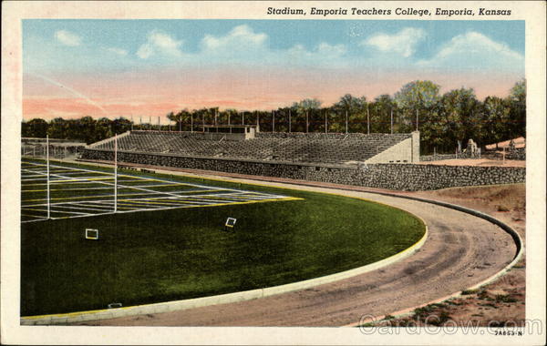 Stadium, Emporia Teachers College Kansas