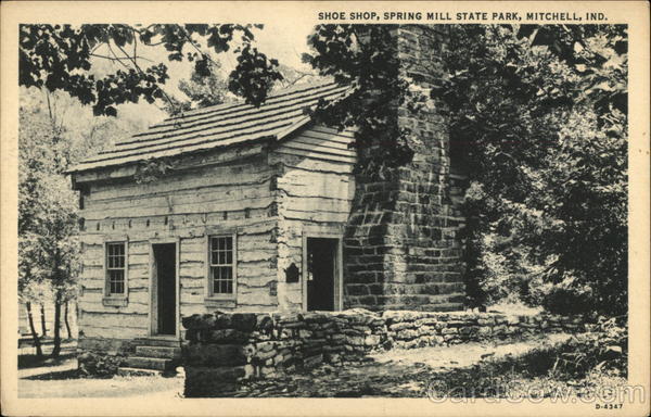 Shoe Shop, Spring Mill State Park Mitchell Indiana
