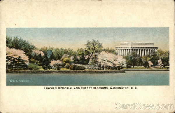 Lincoln Memorial and Cherry Blossoms Washington District of Columbia