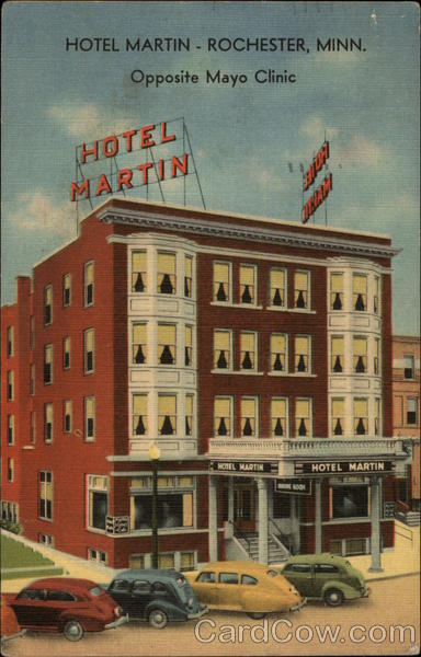 Hotel Martin, Opposite Mayo Clinic Rochester Minnesota