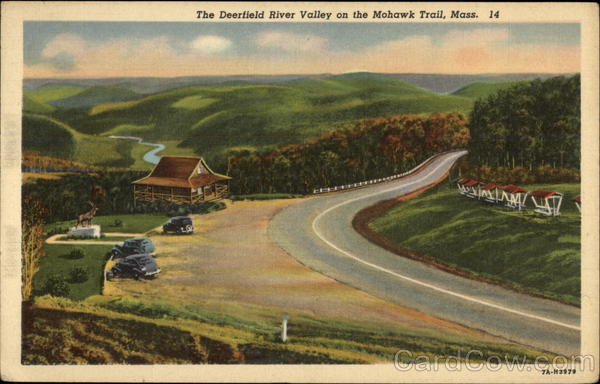 The Deerfield River Valley on the Mohawk Trail Massachusetts