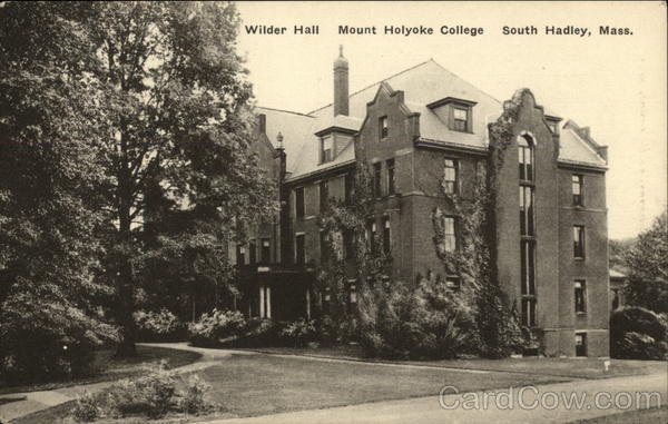 Wilder Hall, Mount Holyoke College South Hadley Massachusetts