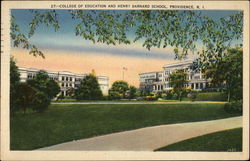 College of Education and Henry Barnard School Postcard
