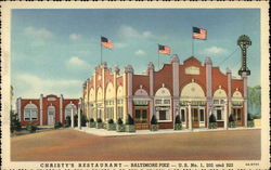 Christy's Restaurant, Baltimore Pike-US No. 1, 202 and 322 Glen Mills, PA Postcard Postcard