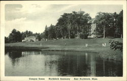 Campus Scene, Northfield Seminary Postcard