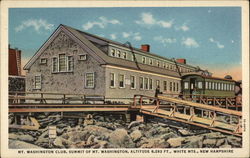 Mt. Washington Club, Summit of Mt. Washington Postcard