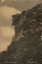 Old Man of the Mountains Postcard