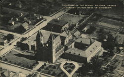 Cathedral of the Plains Victoria, KS Postcard Postcard