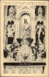 Side Altar, St. Fidelis Church, Cathedral of the Plains Postcard