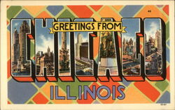 Greetings from Chicago, Illinois Postcard