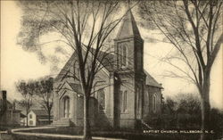 Baptist Church Hillsborough, NC Postcard Postcard