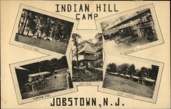 Indian Hill Camp Jobstown, NJ Postcard Postcard