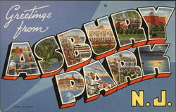 Greetings from Asbury Park Postcard