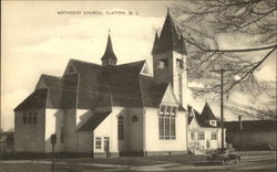 Methodist Church Clayton, NJ Postcard Postcard