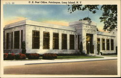 US Post Office, Long Island Patchogue, NY Postcard Postcard