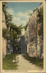Queen's Staircase Nassau, Bahamas Caribbean Islands Postcard Postcard
