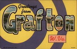 Greetings from Grafton, W. Va Postcard