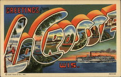 Greetings from LaCrosse La Crosse, WI Postcard Postcard