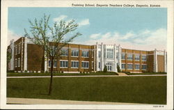 Training School, Emporia Teachers College Kansas Postcard Postcard